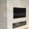 Contemporary Metallic Plaster Chimney Brest